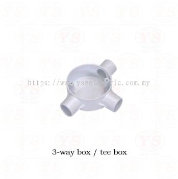 PVC Pipe 3 Way Box / Tee Box Fitting