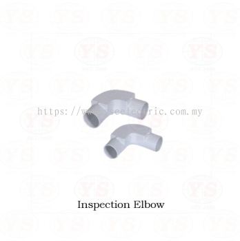 PVC Pipe Inspection Elbow Fitting