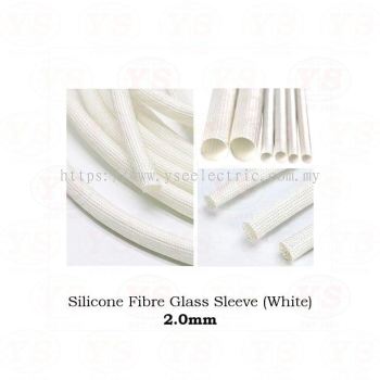Cable Silicone Fiberglass Sleeve 2.0mm