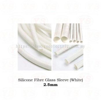 Cable Silicone Fiberglass Sleeve 2.5mm