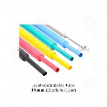 Cable Heat Shrinkable Tube 15mm (Black)