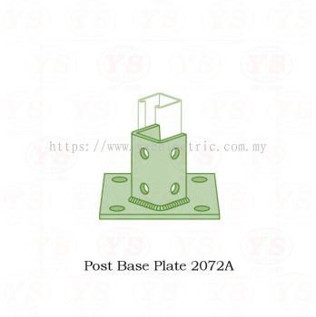 Unistrut Channel Post Base Plate 2072A