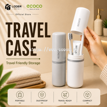 LODER ECOCO Travel Toiletry Bottle Refillable Travel Bottle Portable Cosmetic Container Travel Dispenser