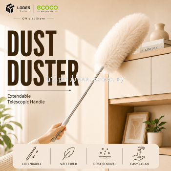 LODER ECOCO Dust Duster Microfiber Duster Extendable Cleaning Duster Feather Duster Household Cleaning Brush