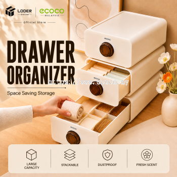LODER ECOCO Aromatic Storage Box Underwear Organizer Socks Organizer Bra Storage Box Drawer Divider Wardrobe Organizer