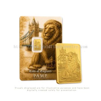 PAMP | Lion Of England Au999.9 (0.5g)