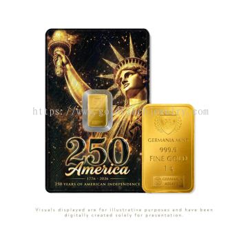 PAMP | Germina Mint 250 America Au999.9 (1g)