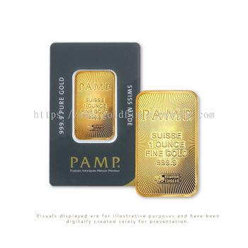 PAMP | Suisse Minted Bar Au999.9 (1oz)