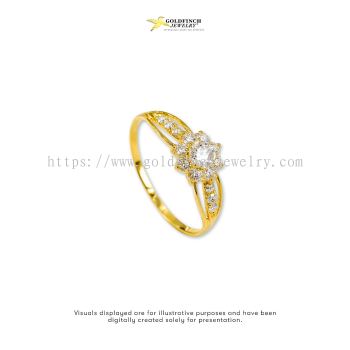RS00010: Cincin Batu Flowers 375 (wt 1g)