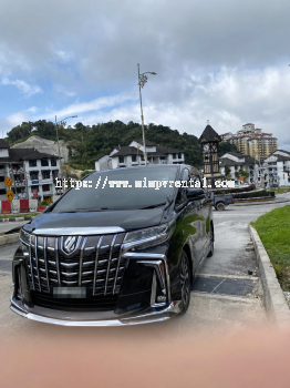Vellfire Rental Cameron Highlands with Private Chauffeur