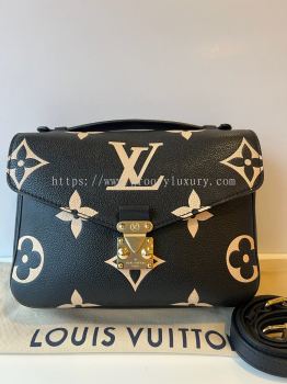 Preloved Like New LV Pochette Métis Bicolor Monogram Empreinte Leather S260629-05