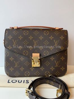 Pre-owned Minor scratch on Hardware LV Monogram Pochette Metis Monogram Canvas SBO260702-01