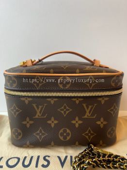 Preloved Excellent LV Nice Mini Vanity Case Monogram Canvas C260705-02