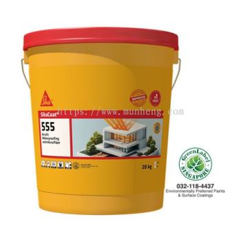 SikaCoat®-555 Micro-fiber reinforced acrylic waterproofing coating