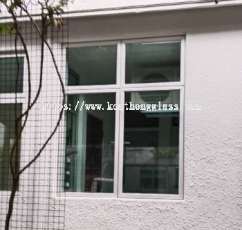 Aluminium casement window at Sutera JB