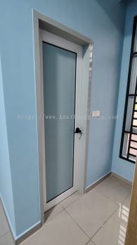 Aluminium ACP Swing Door at Bukit Indah