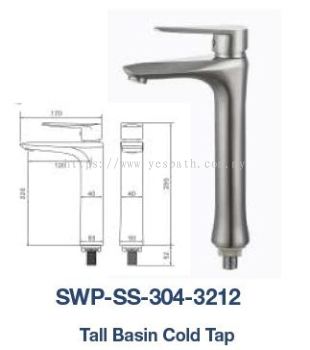 SWP-SS-304-3212  Tall Basin Cold Tap - SUS304