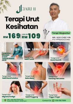 Terapi Urut Kesihatan (Mr. Soo)