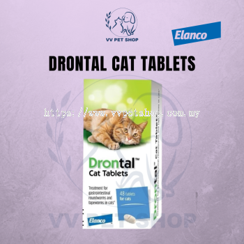Elanco Drontal Deworms Cat 1 Tablets