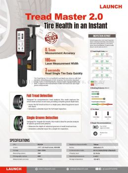Launch (SmartSafe) Tread Master 2.0 | Tire Tread Depth Examiner (TTM313)