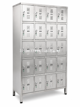Locker with tag number