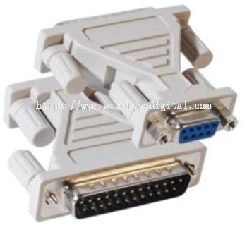 DB9 - DB25 PLUG COVERTER