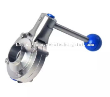3A SS316L BUTTERFLY VALVE, EPDM SEAL. CLAMP