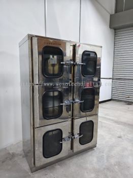 stainless steel dry cabinet for sales, 8 units (90% new)