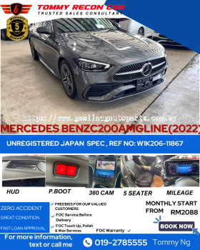 2022 MERCEDES BENZ C200 AMG LINE W206