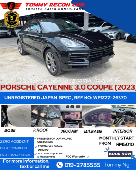 2023 PORSCHE CAYENNE 3.0 COUPE PLATINUM EDITION P.ROOF BOSE SOUND SYSTEM