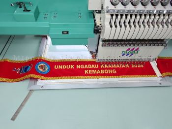 Embroidery/Sulam Sach/Selempang Unduk Ngadau (Metallic Gold Thread)