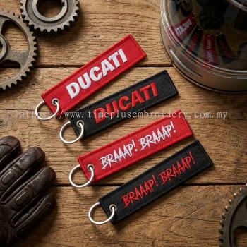 Premium Custom Embroidered Keychains