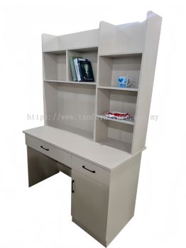 Study Desk with Bookshelf Set