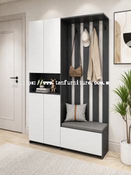Modern Multi-Functional Entryway Cabinet