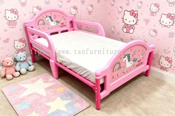 Kids Metal Bed Frame (Mattress + Bed Sheet Included)