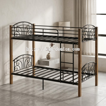 KD2570 Wooden / Metal Double Decker Bed Frame