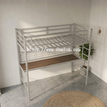 KD2442 Metal Loft Bed Frame