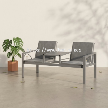 BF505 Metal Two Seater Table & Chair Set