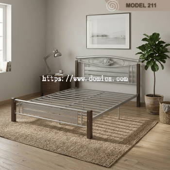 BF211 Wooden / Metal Queen Bed Frame