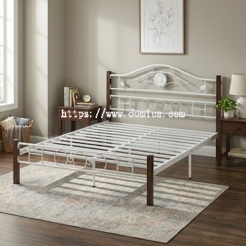 BF212 Wooden / Metal Queen Bed Frame