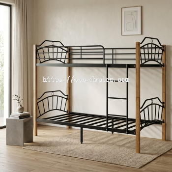 KD2630 Wooden / Metal Double Decker Bed Frame