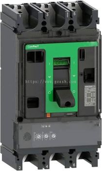 Schneider Electric Circuit breaker ComPacT NSX400F, 36kA at 415VAC, MicroLogic 2.3 trip unit 400A, 3 poles 3d
