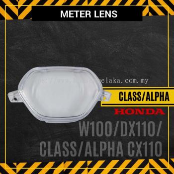 METER LENS HONDA ALPHA CLASS W100 DX110 - WAVE 100 110DX METER COVER LEN PENUTUP CERMIN SPEEDOMETER COVER STANDARD