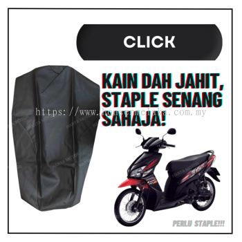 CLICK SEAT COVER - HONDA CLICK FIRST MODEL KAIN SEAT MOTOR SARUNG KUSYEN KULIT TEMPAT DUDUK SEAT NETT SEAT NET JARING
