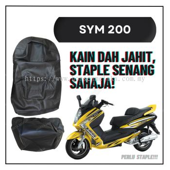 SYM 200 VTS200 SEAT COVER - SYM200 VTS 200 KAIN SEAT MOTOR SARUNG KUSYEN KULIT TEMPAT DUDUK SEAT NETT NET JARING MOTOR