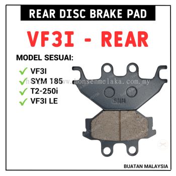 REAR DISC BRAKE PAD SYM VF3I - SYM 185 T2-250i VF3I LE BREK PAD DISK BRAKE PAD BELAKANG