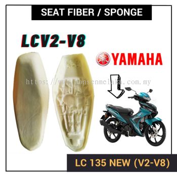 YAMAHA LC135 NEW LC2 LC NEW V2 V8 FI V3 V4 V5 V6 V7 SPAN SEAT FIBER SPONGE PU FORM KUSYEN DOUBLE CUSHION KUSION ASSY