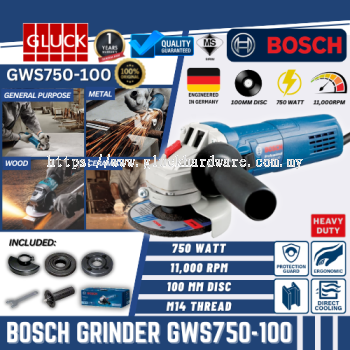 GWS750-100 BOSCH Angle Grinder GWS750-100