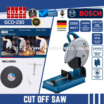 GCO 230 BOSCH MACHINE Cut Off Saw GCO230 (2300W) MESIN POTONG BESI 14 INCH