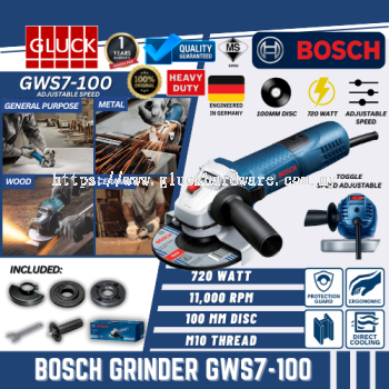 GWS7-100 BOSCH ANGLE GRINDER GWS7-100ET MESIN GRINDER